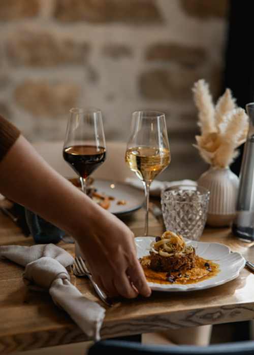 Restaurant Aux 2 rivières à Minerve