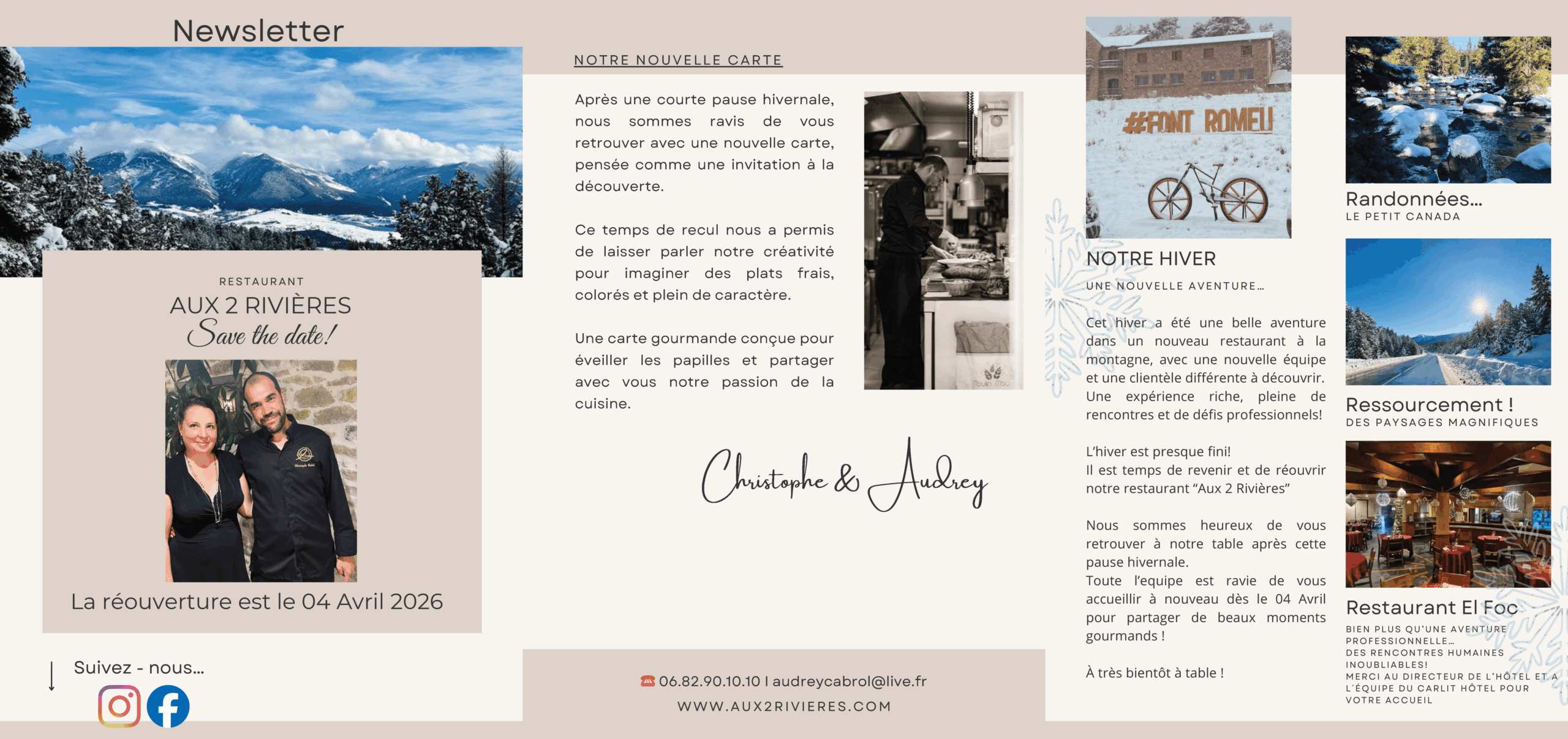 Aux 2 rivières, restaurant à Minerve